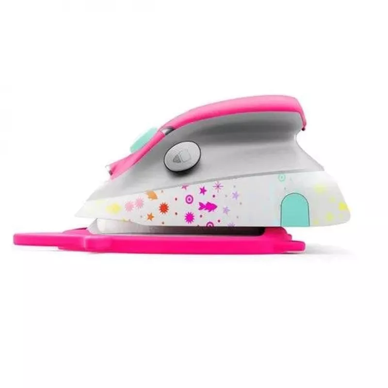 Oliso Tula Pink M3Pro Mini Project Iron with Trivet