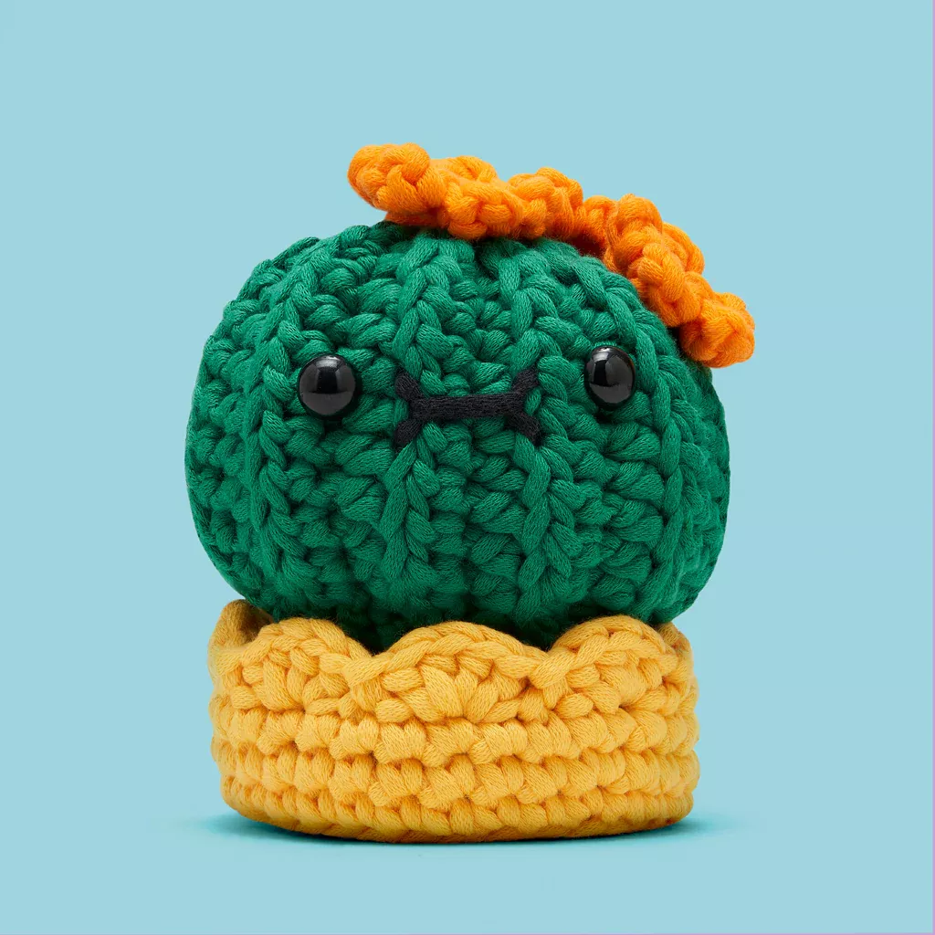Olivia the Barrel Cactus Woobles Kit