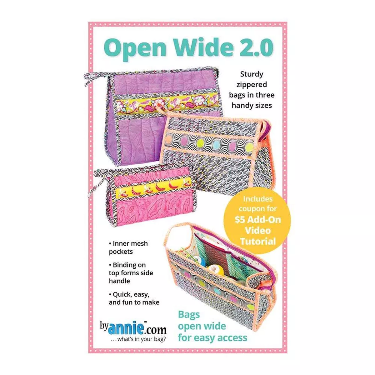 Open Wide 2.0 Pattern – By Annie