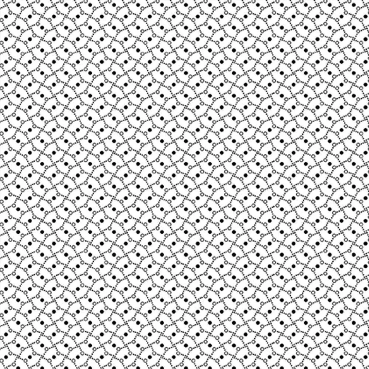 P&B Textiles – Salt & Pepper II – Fishnet – White – Yardage