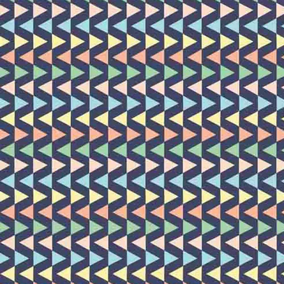 P&B Textiles – Star Bright – Jennifer Ellory – Sideways Triangles – Multi – Yardage
