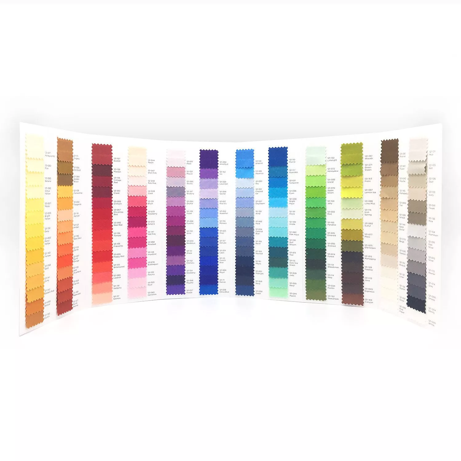 Painter's Palette Solids Color Card