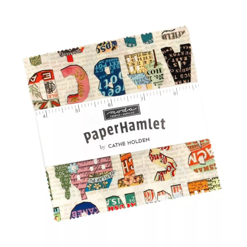 Paper Hamlet Charm Pack - 42 pcs - Cathe Holden
