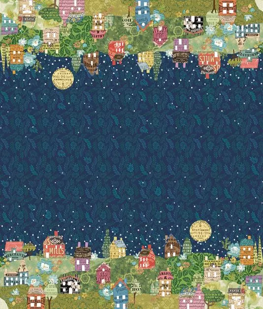 Paper Hamlet Double Border - Midnight - Paper Hamlet - Cathe Holden