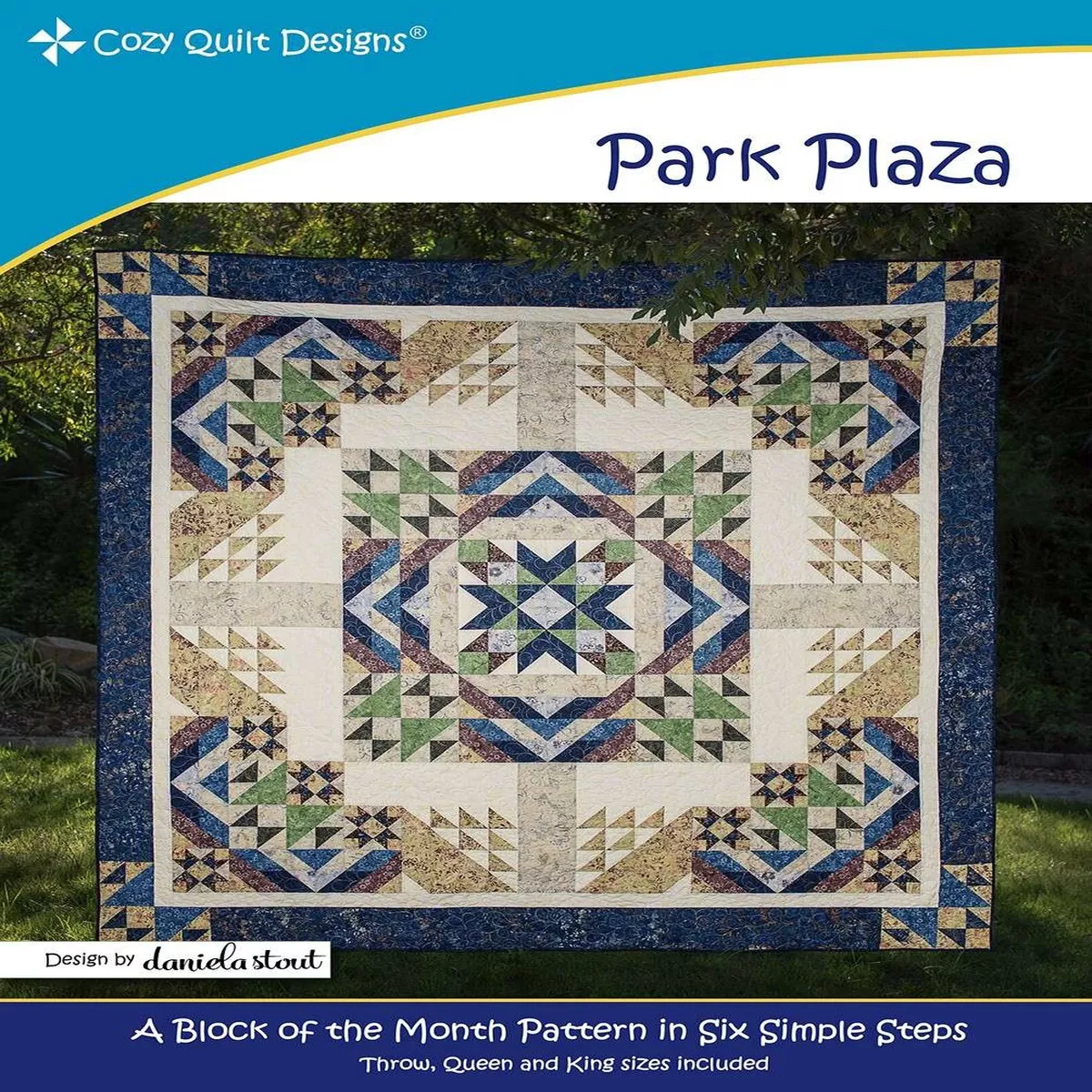 Park Plaza Quilt Pattern by Daniela Stout