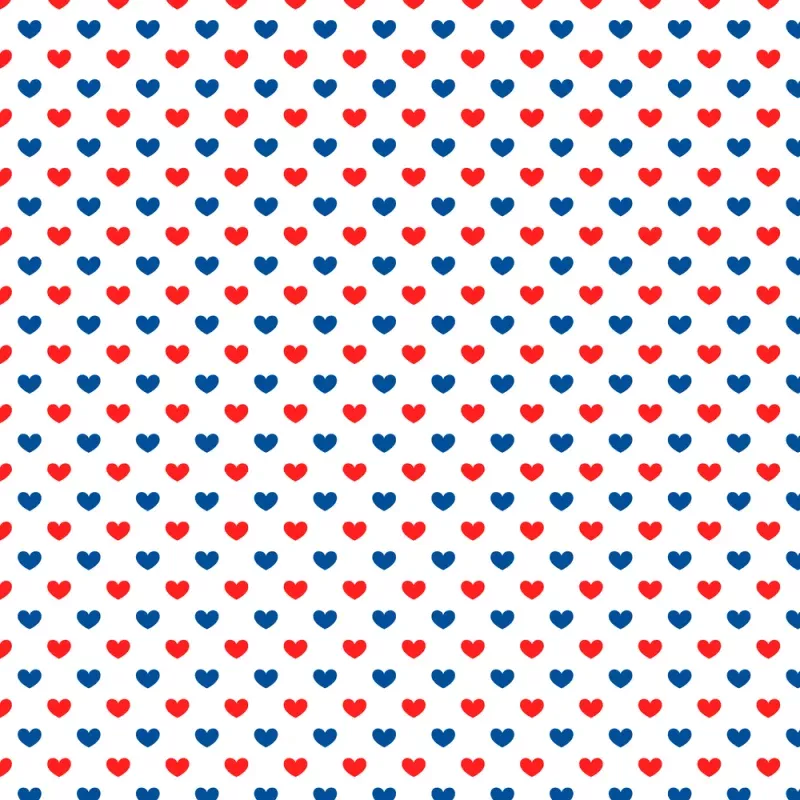 Patriotic Love Fabric – Multi