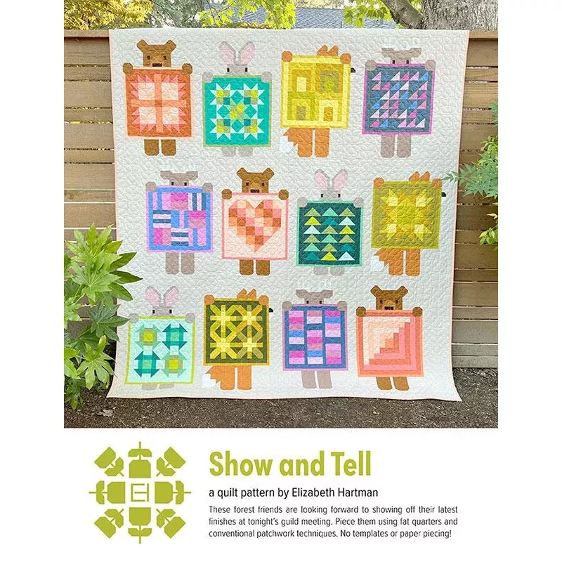 PATTERN: Show & Tell Quilt Pattern by Elizabeth Hartman (Printed Pattern)