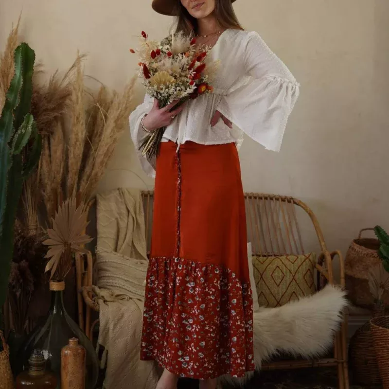 PDF SEWING PATTERN | Suzanne Skirt | ChaCoud | BILINGUAL (FR/EN)