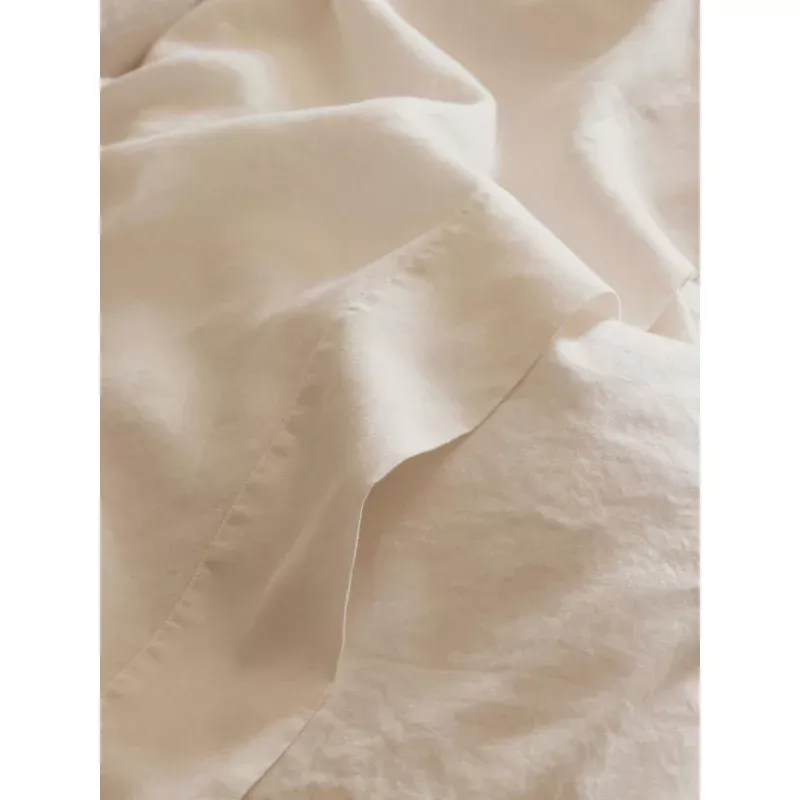 Pearl 100% Linen Flat Sheet