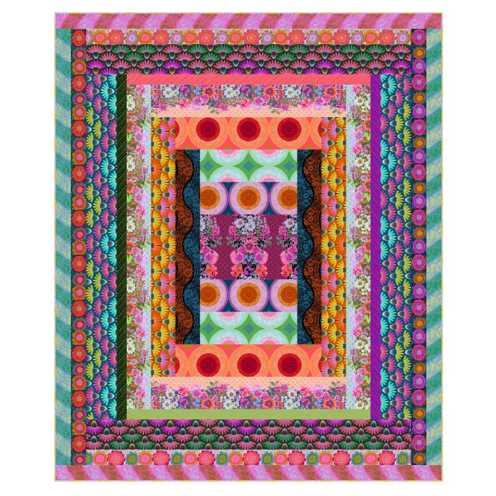 Perennial Borders Quilt Pattern - Anna Maria Patterns