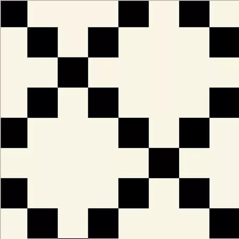 Perfect Points – Nine Patch Black & White
