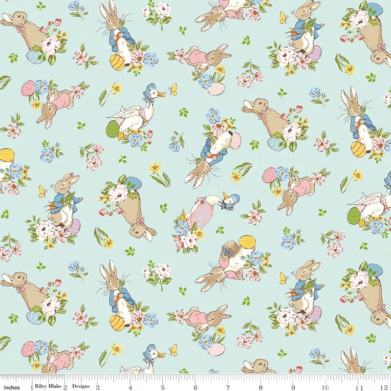 Peter Rabbit Spring Main Bleached Denim