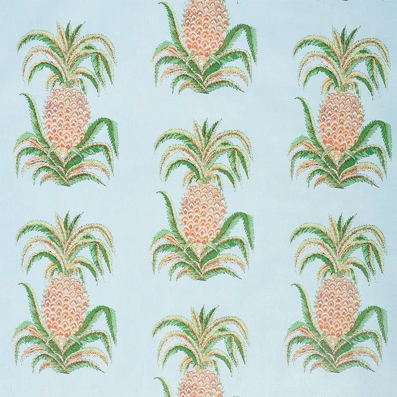 PINEAPPLES CHINTZ | Sky