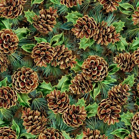 Pinecones - Brown - Noel