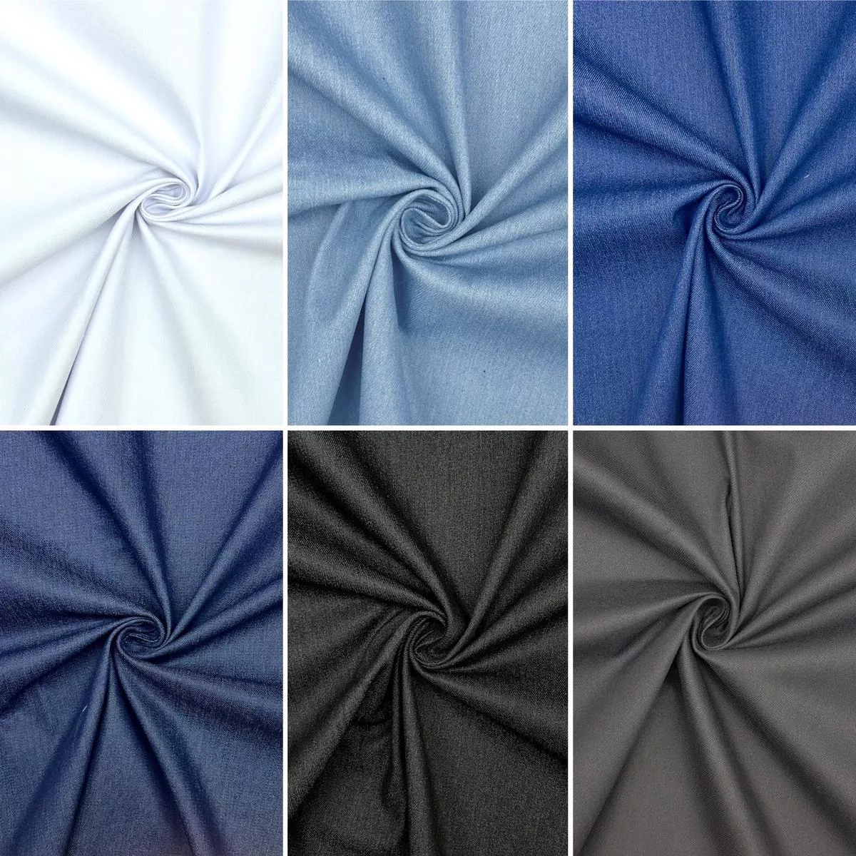 Plain Stretch Denim Fabric