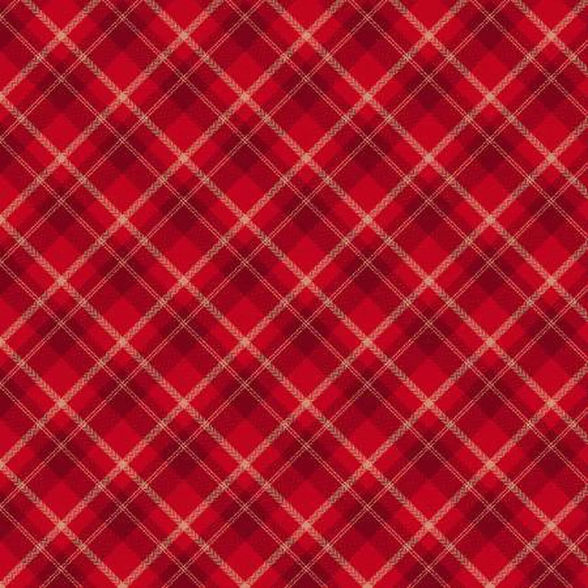 Playful Plaids Dark Red