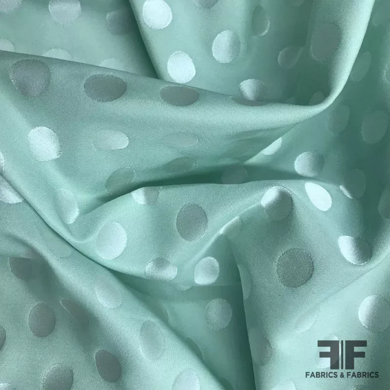 Polka Dot Brocade – Green