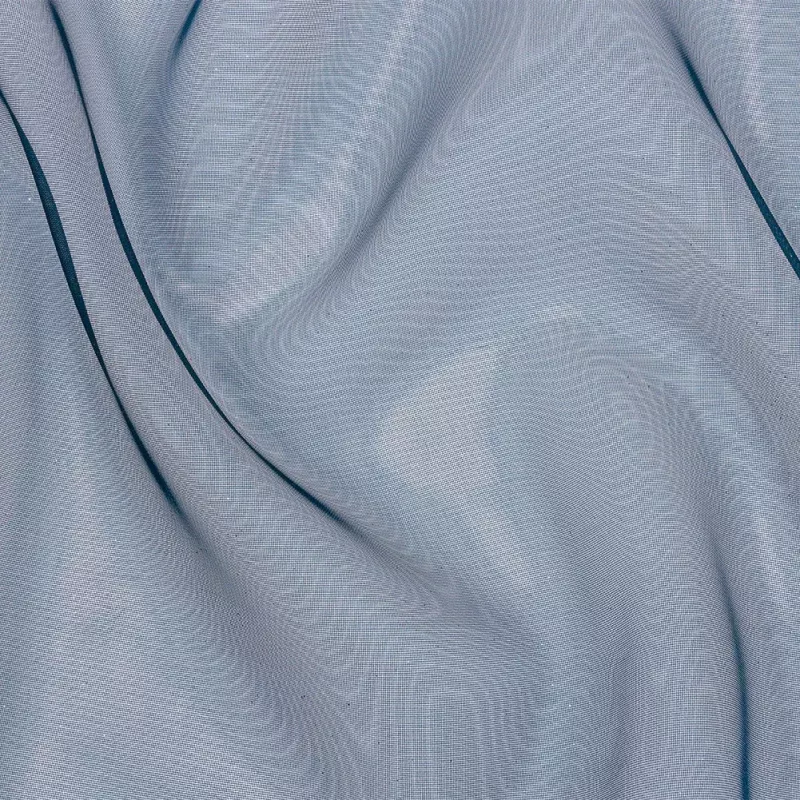 Polyester Mesh Organza with Silver Glitter – Navy – Starlight Collection