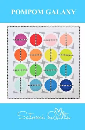 PomPom Galaxy Quilt Pattern - Satomi Quilts
