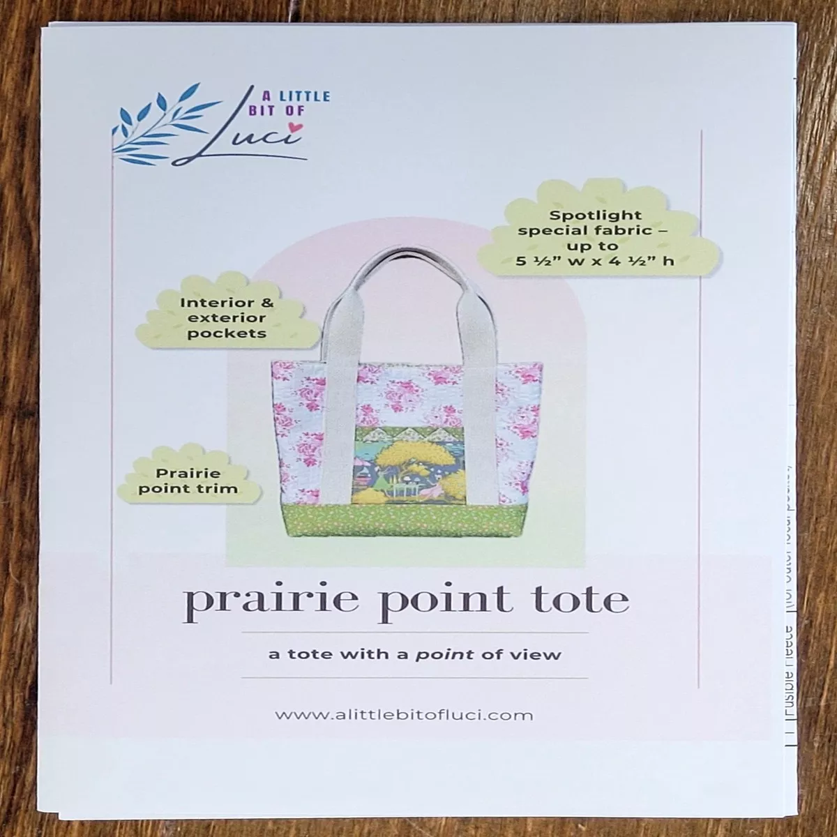 Prairie Point Tote Pattern