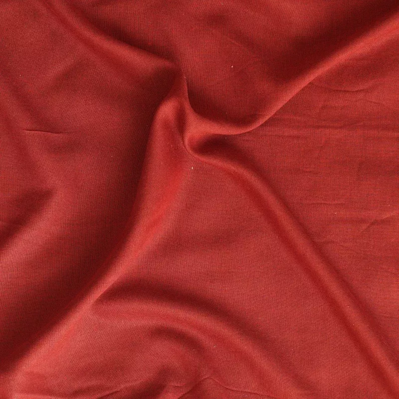 (PRE-CUT 2.40 METER) Rayon Plain Brown Fabric