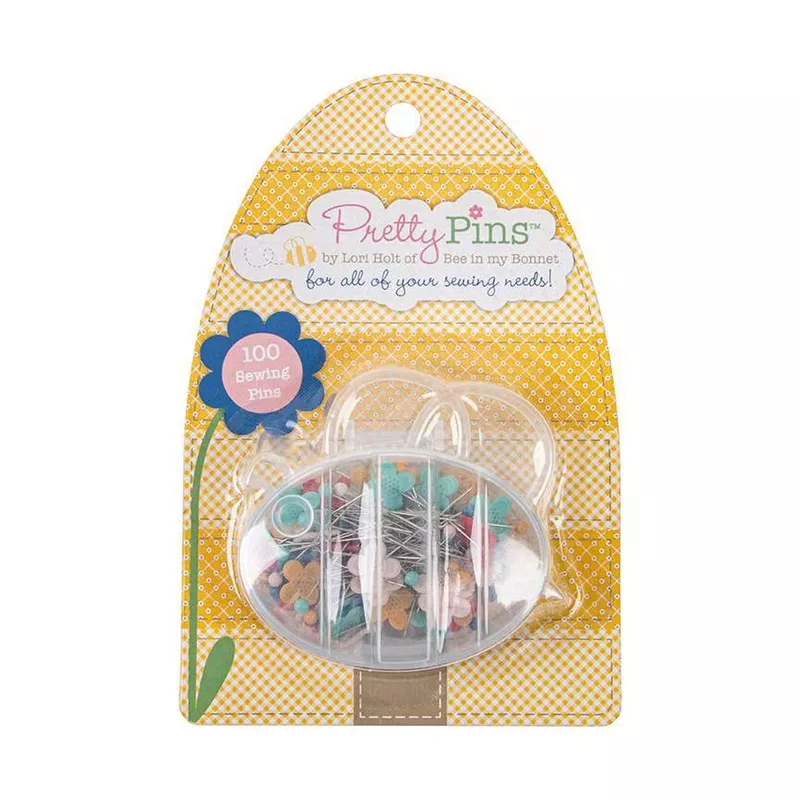 Pretty Sewing Pins, By Lori Holt – 100 Count