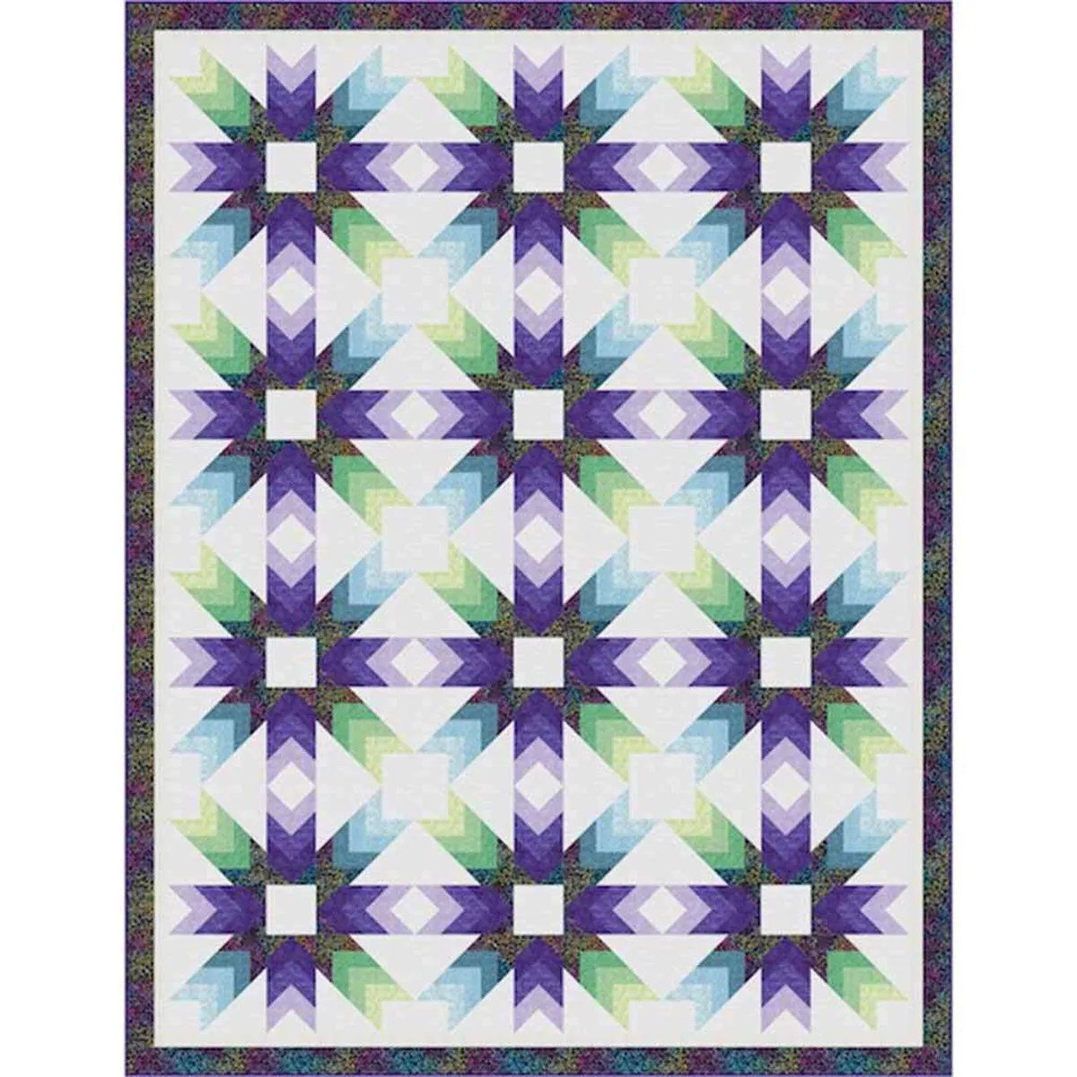 Prism Stars Quilt Pattern