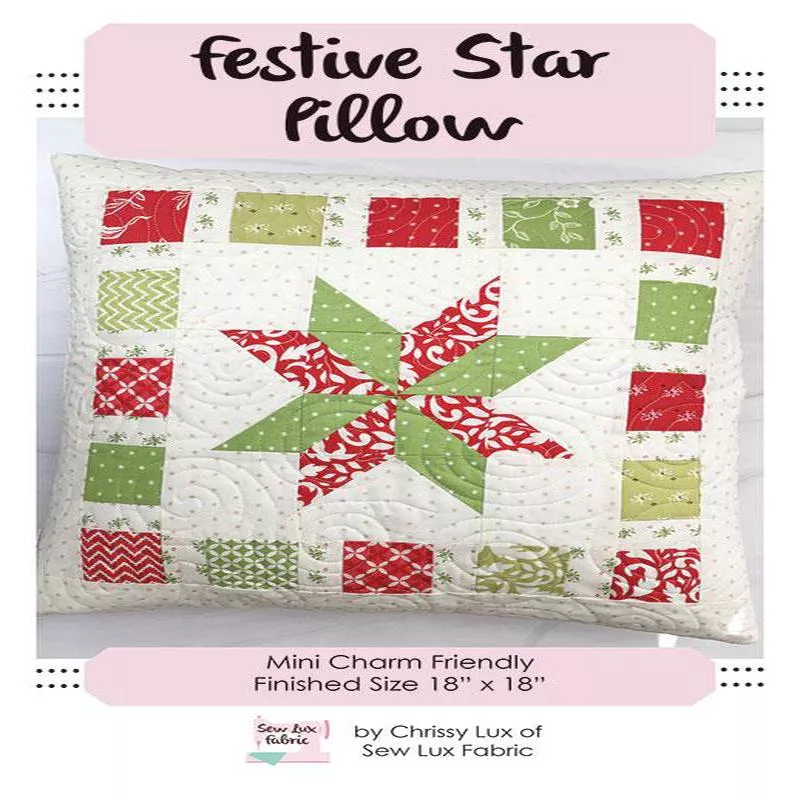 Pt – Festive Star Pillow