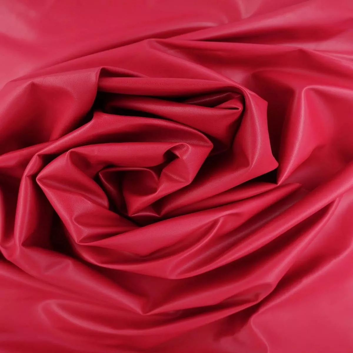 PU Pleather Stretch Knit Fabric – PU4218 – RED