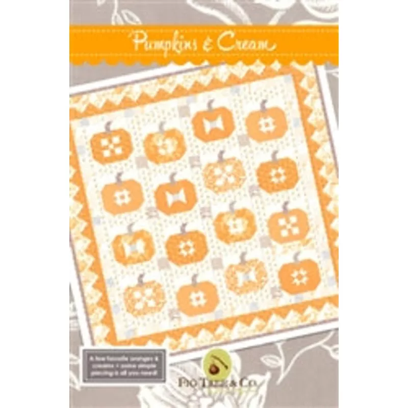 Pumpkins and Cream by Fig Tree Paper PATTERN