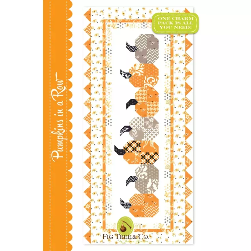 Pumpkins in a Row Pattern