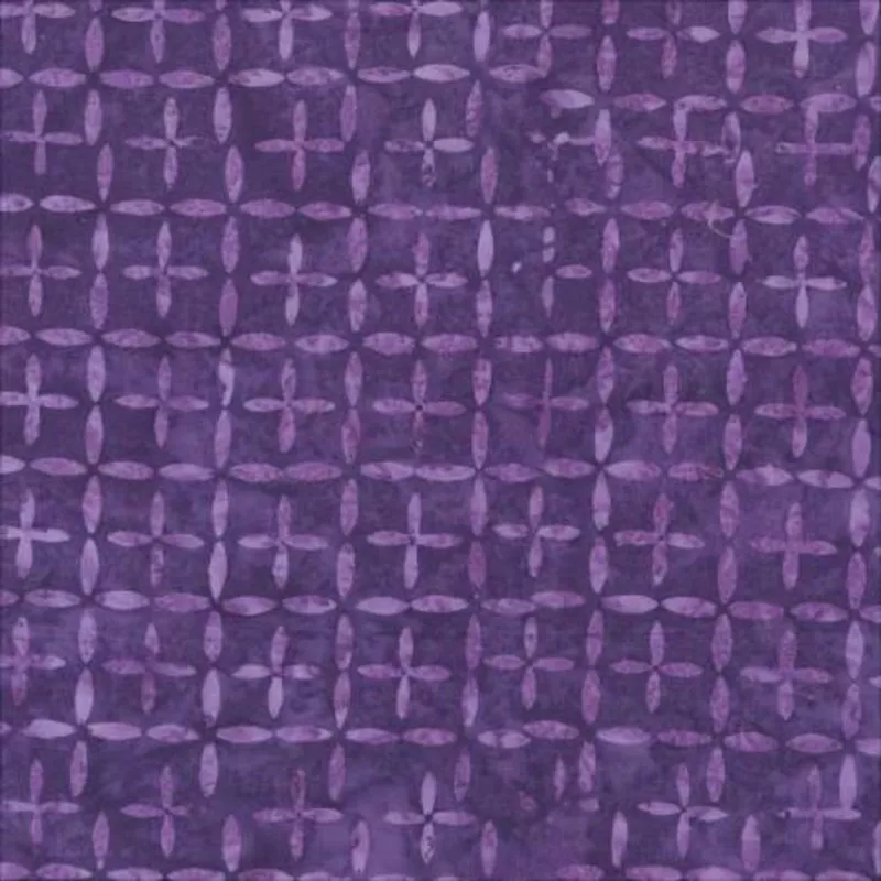 QE7 – SplendorPurple Intersection | Batik Cotton