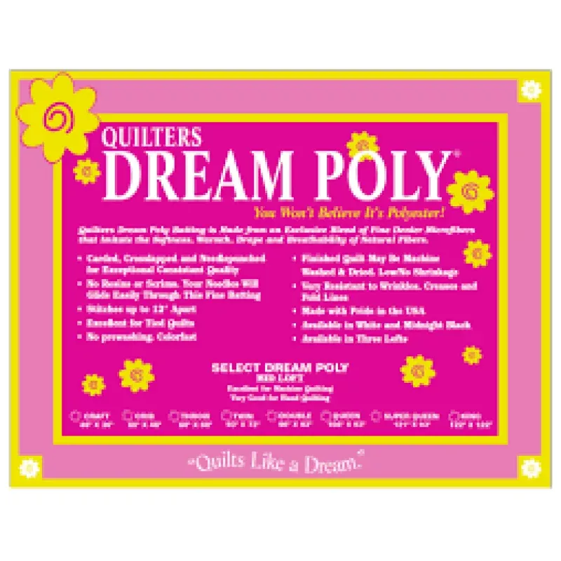 Quilters Dream Battingp4kKing Select Poly