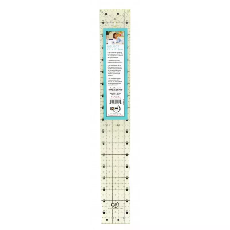 Quilters Select Ruler 2.5 x 12