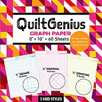 QuiltGenius Graph Paper (8x10, 60 sheets)