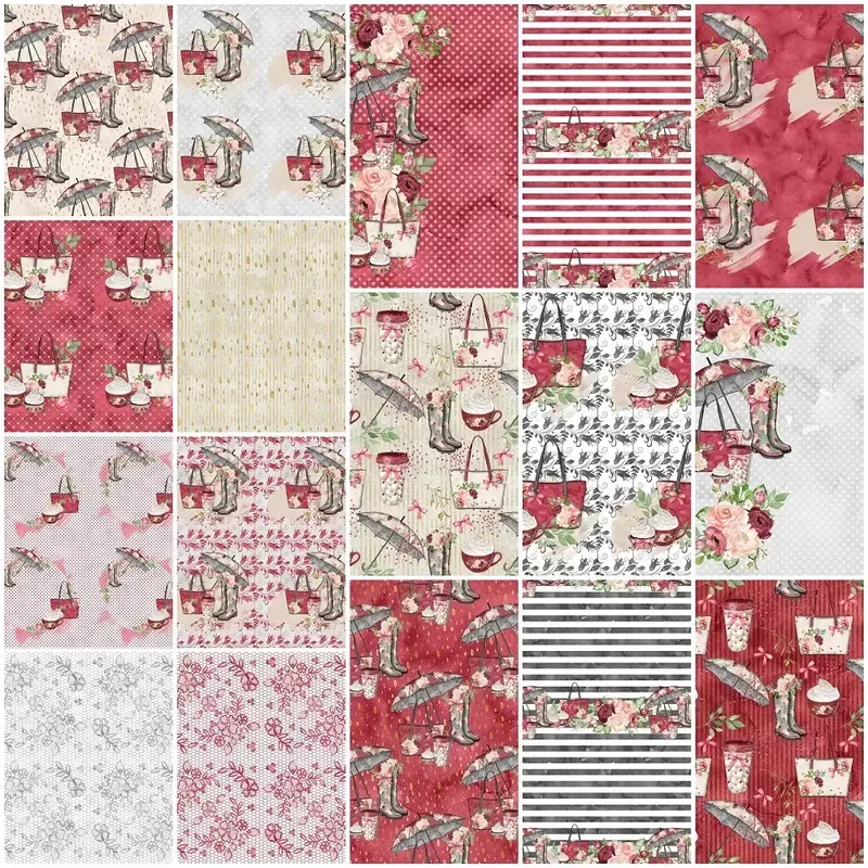 Rain Romance Fat Eighth Bundle – 17 Pieces