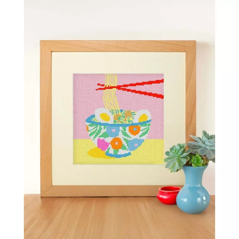 Ramen Night Needlepoint Kit