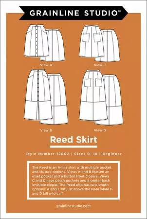 Reed Skirt/Sizes 0-18 Pattern (Grainline)