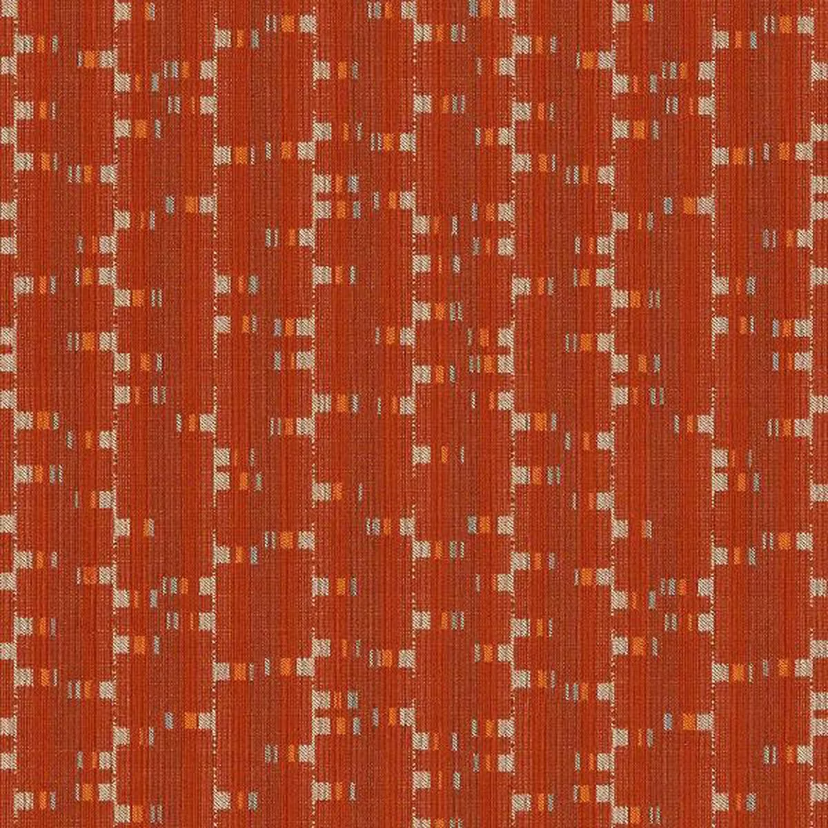 Remnant of CF Stinson Maxwell Chili Upholstery Fabric