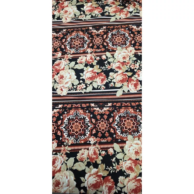 ReStash: 4.19yd Floral Brushed Poly Jersey