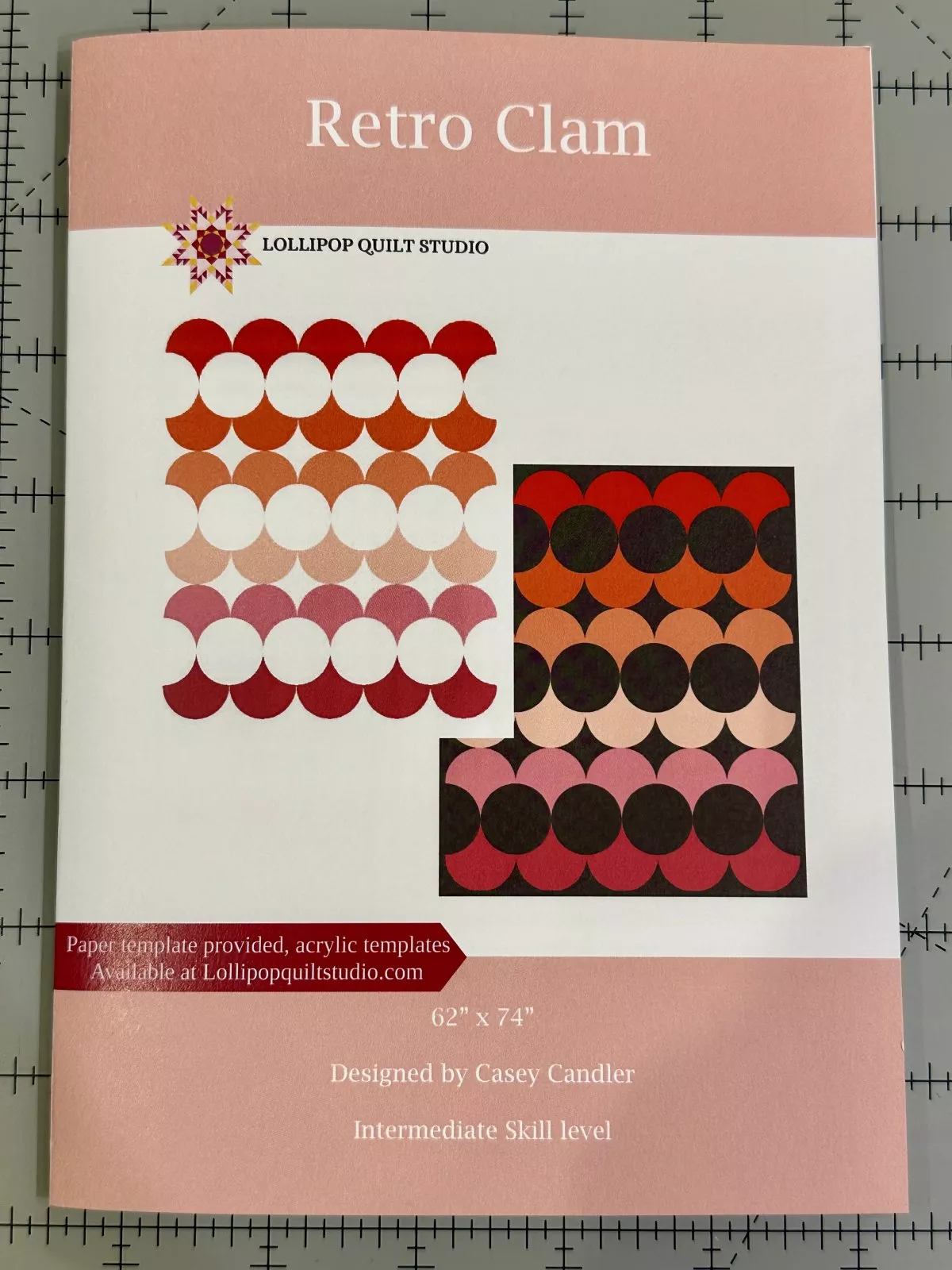 Retro Clam Quilt Pattern Lollipop Quilts