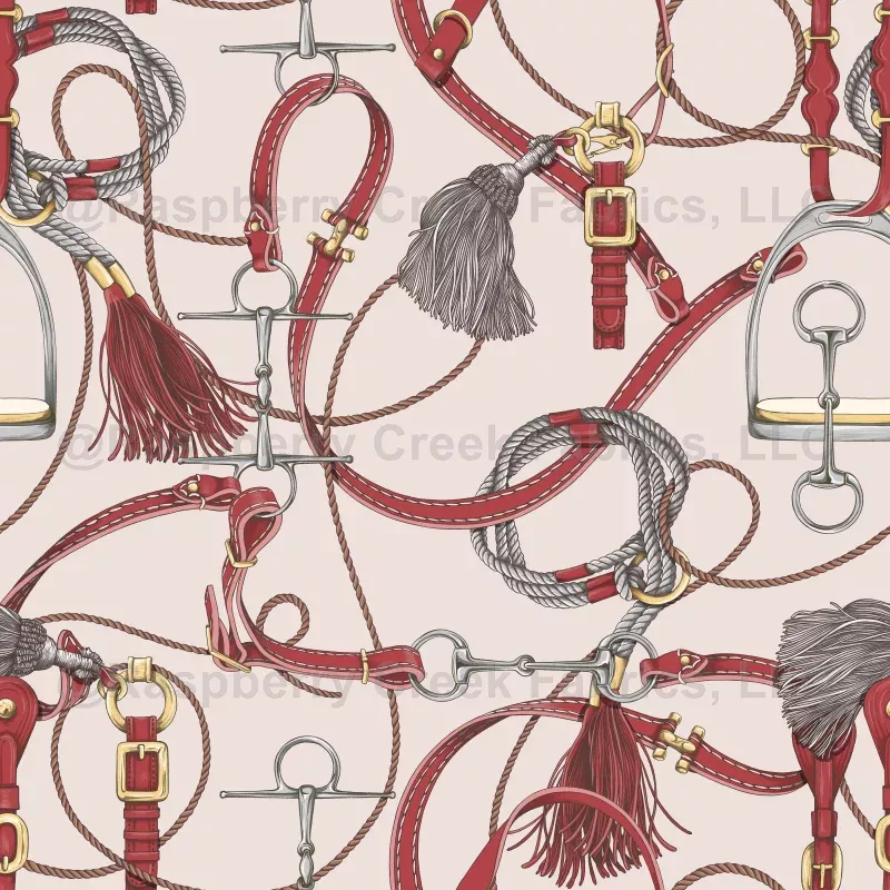 Rider Chic – Rose Tint with Red Tack