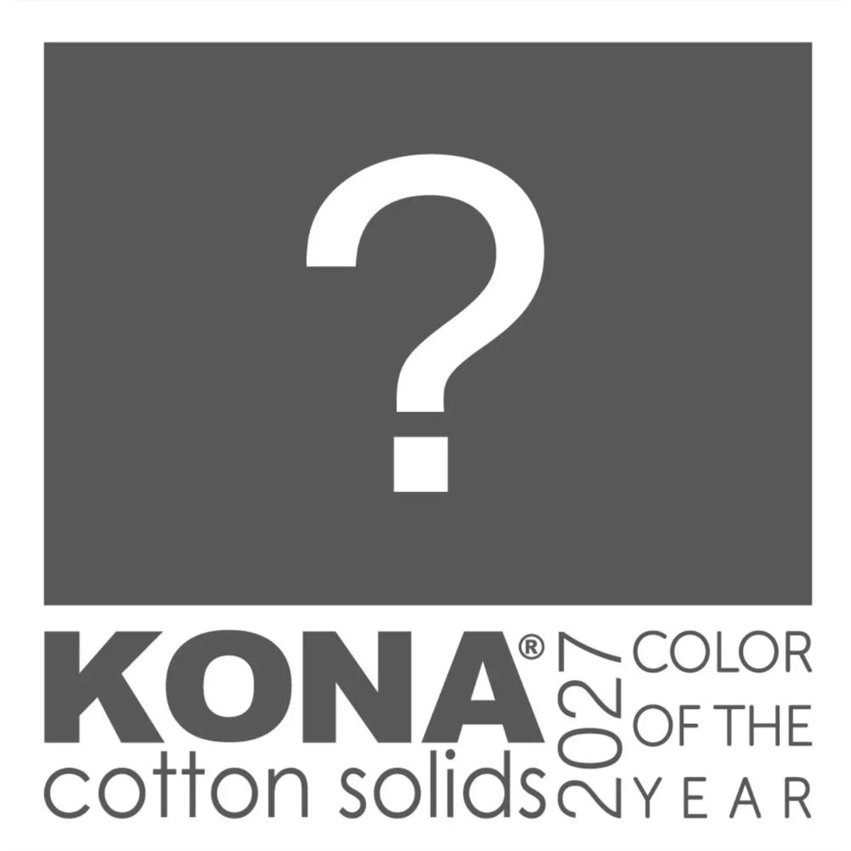 Robert Kaufman – Kona Cotton – Color of the Year 2027 – TBD – Yardage