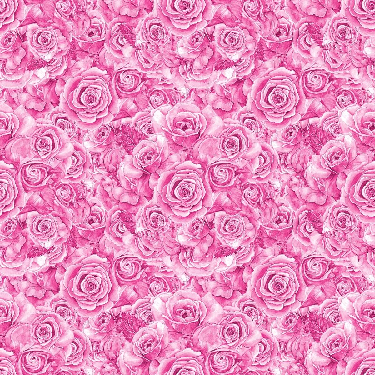 Rose Bouquet Pattern 30 Quilting Cotton Fabric