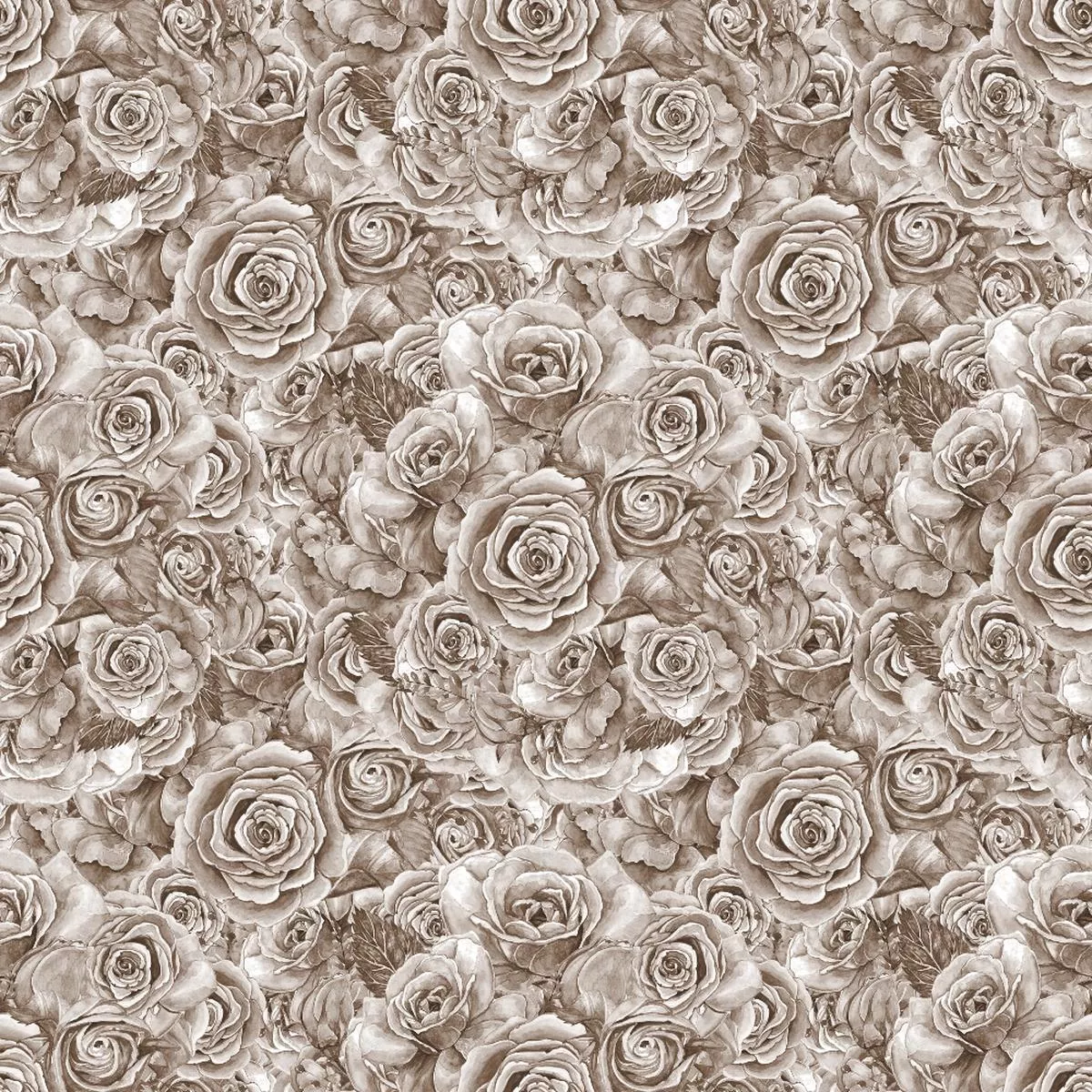 Rose Bouquet Pattern 4 Quilting Cotton Fabric