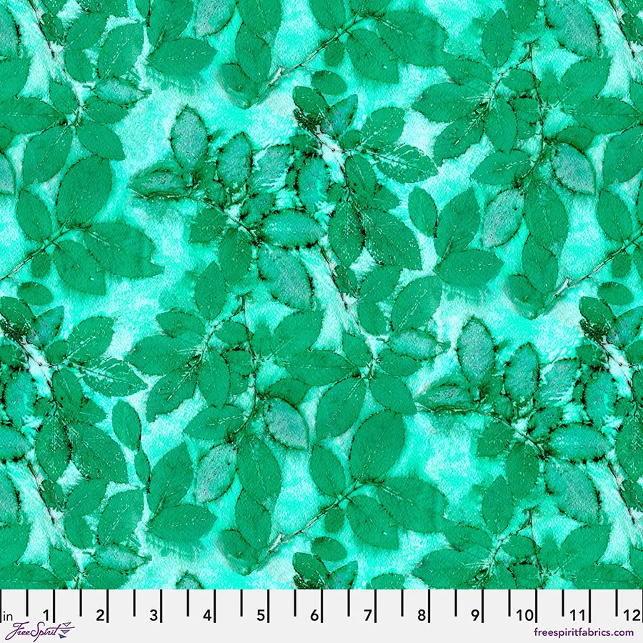 Rose Leaf Green Nature's Contours