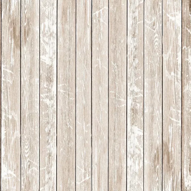 Rustic Wood Planks Fabric – Tan