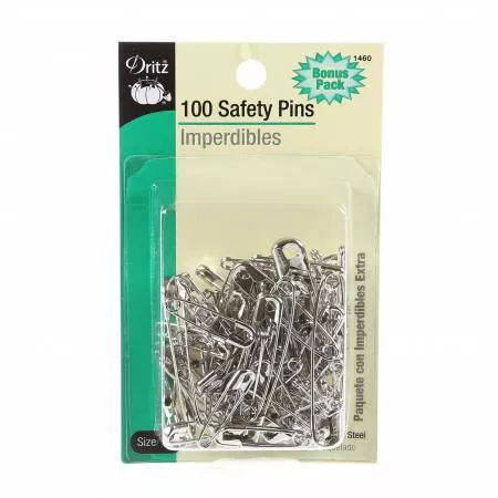 Safety Pin Assorted Bonus Pack (100 ct)