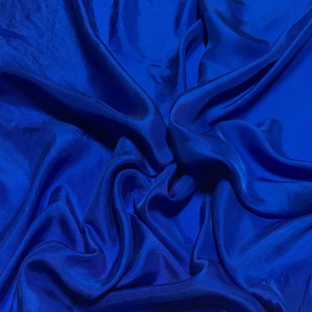 Sapphire Blue – Hand Dyed Silk Twill