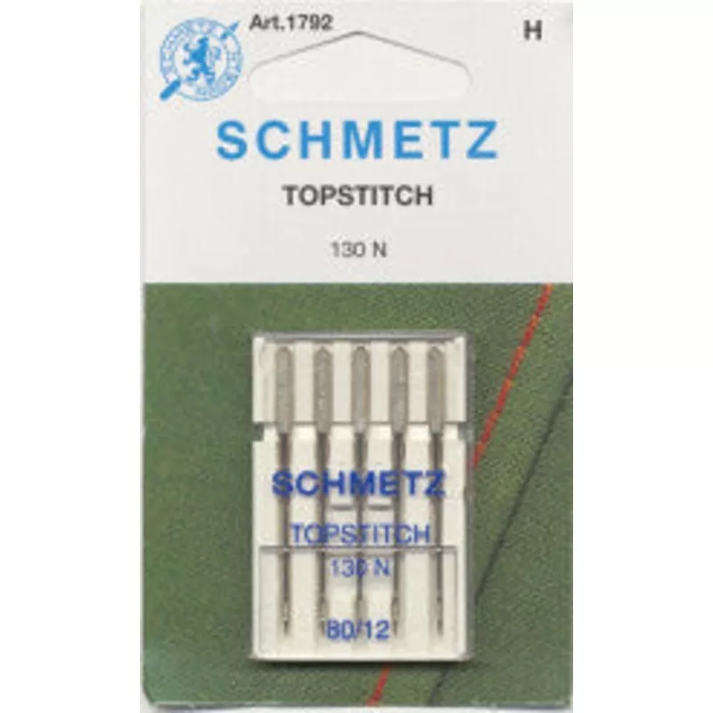 Schmetz Needles Topstitch Machine Needle Size 12/80